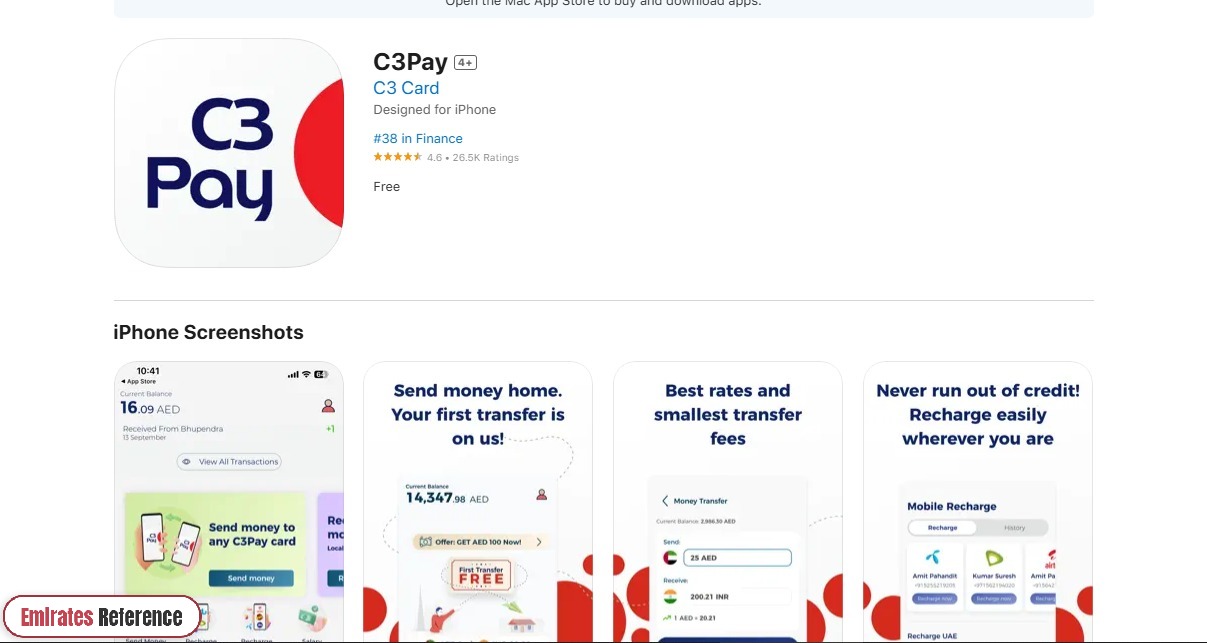 How to Transfer Money from C3 Card to UAE Bank Account